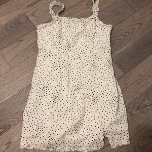 never worn white polka dot urban outfitters dress!